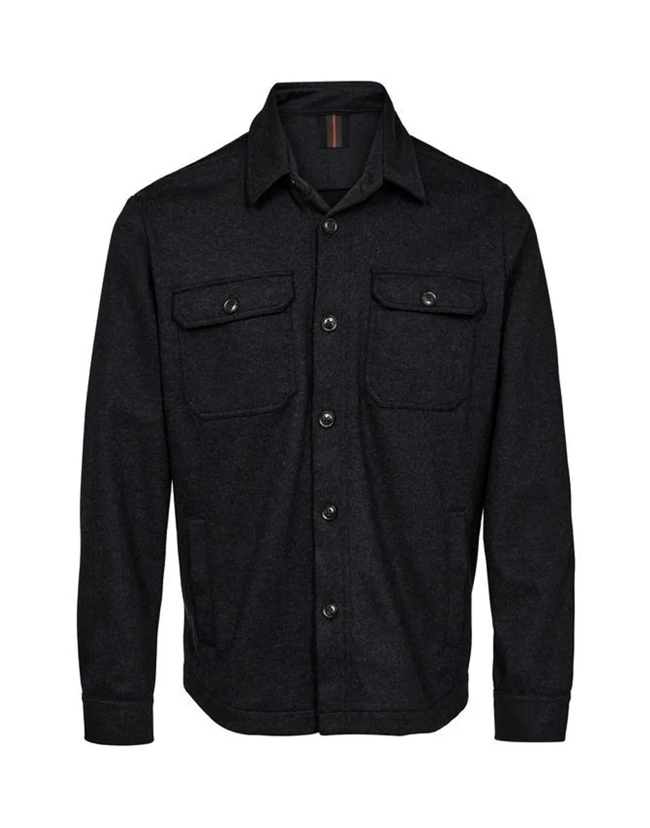 Mens shirt jacket modern fit