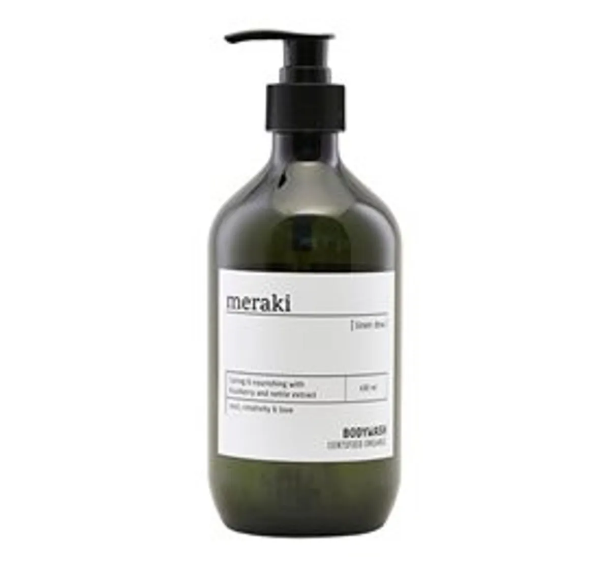 Meraki Body wash, Linen dew &bull; 490 ml