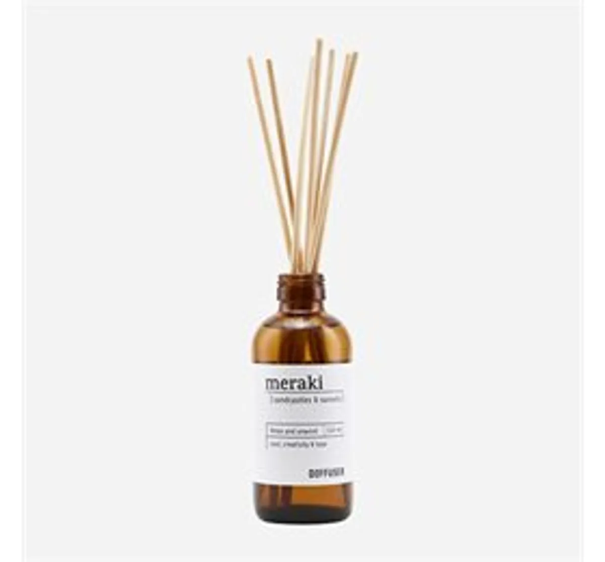 Meraki Duftfrisker m. 7 pinde, Sandcastles & Sunsets &bull; 120 ml