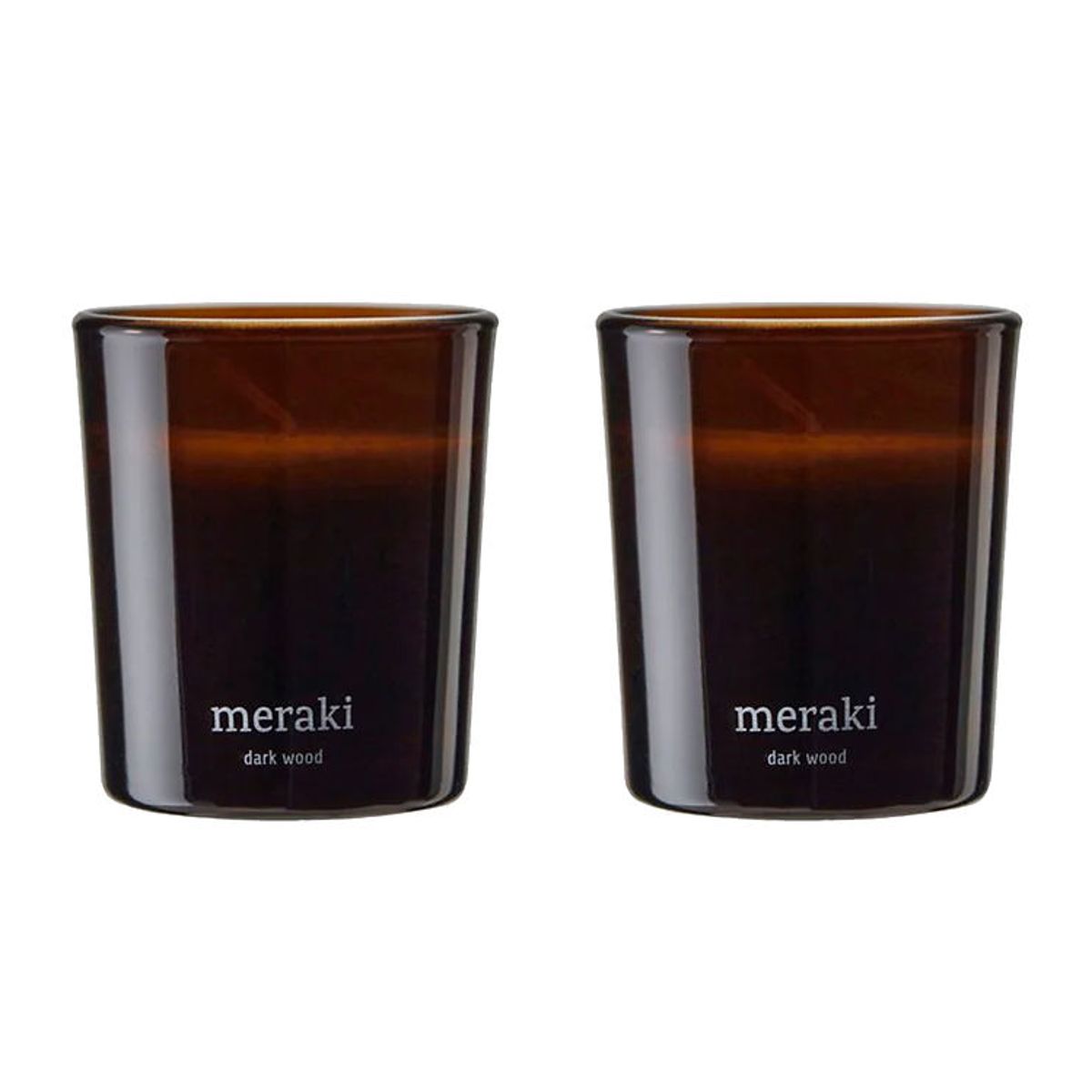 Meraki Duftlys - 2-pak - 2x60g - Warm Tonka