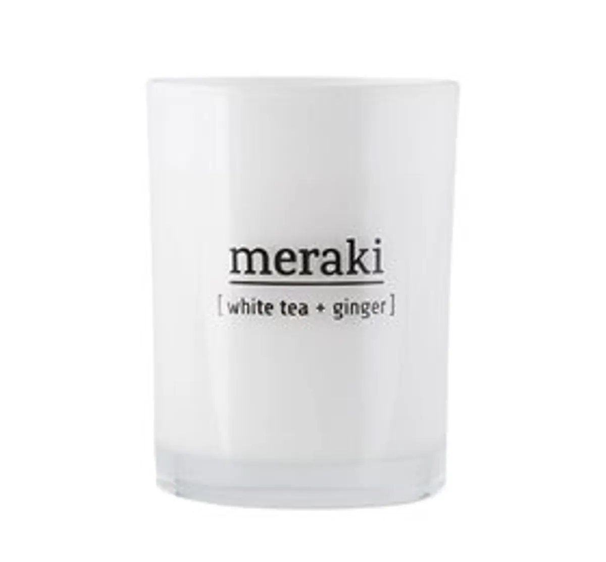 Meraki Duftlys White tea & ginger &bull; 220 g