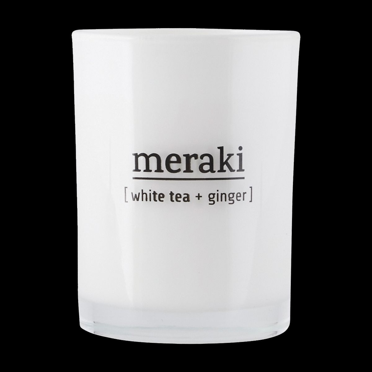 Meraki Duftlys White tea & ginger, Dm.: 8 cm, h.: 10.5 cm.