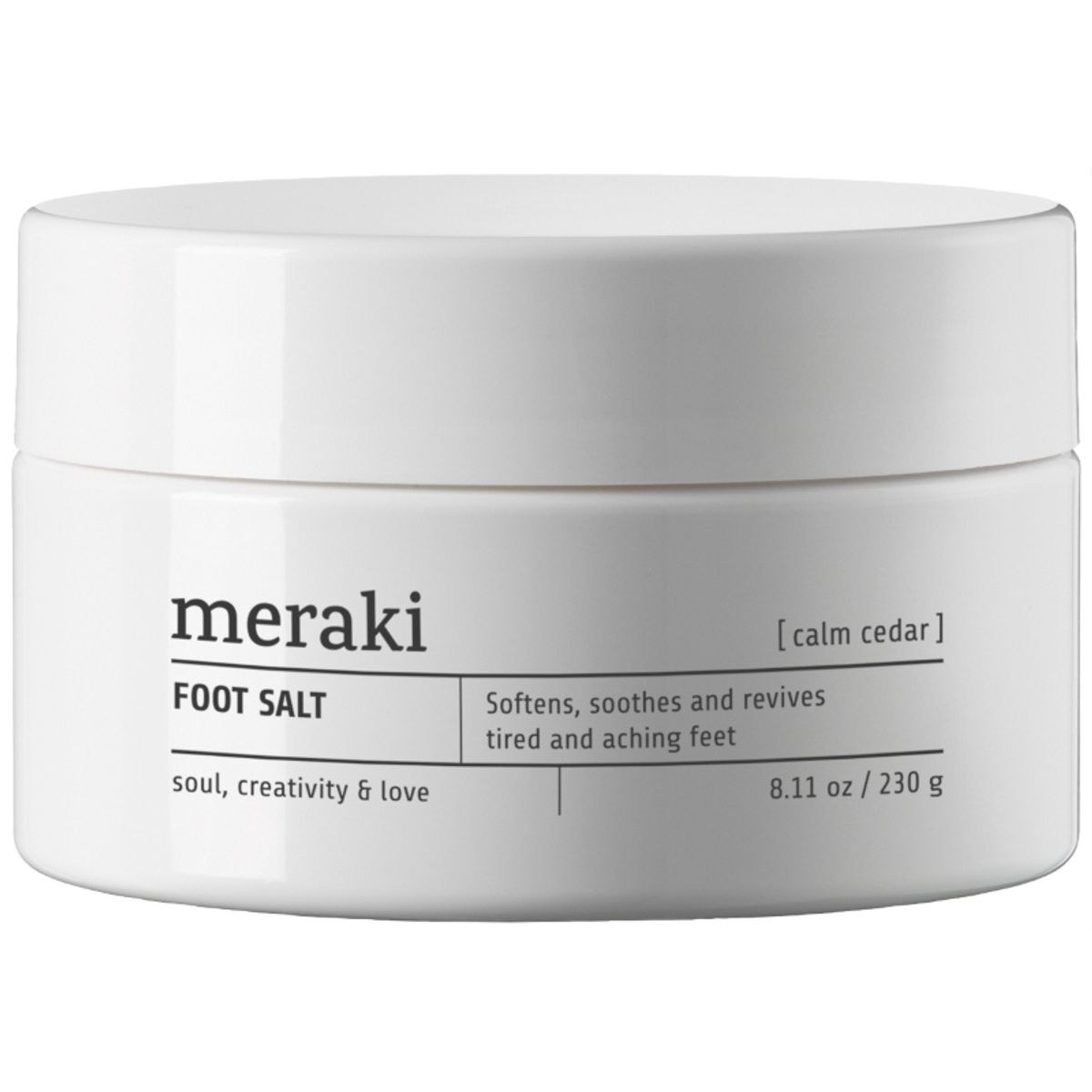 Meraki Foot Salt Calm Cedar 230 gr.