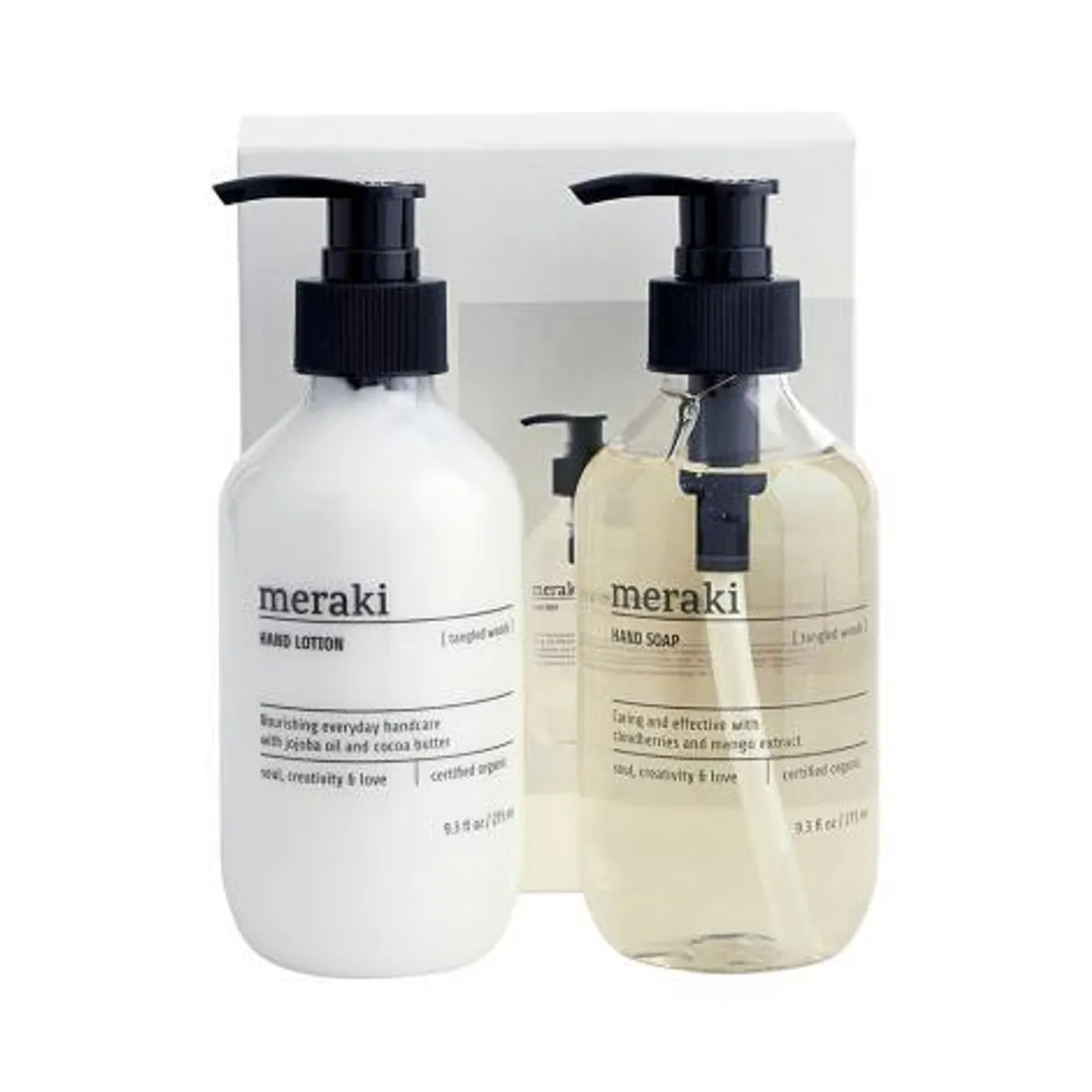 Meraki Gavesæt, Tangled Woods Håndsæbe & Håndlotion, 2x275ml