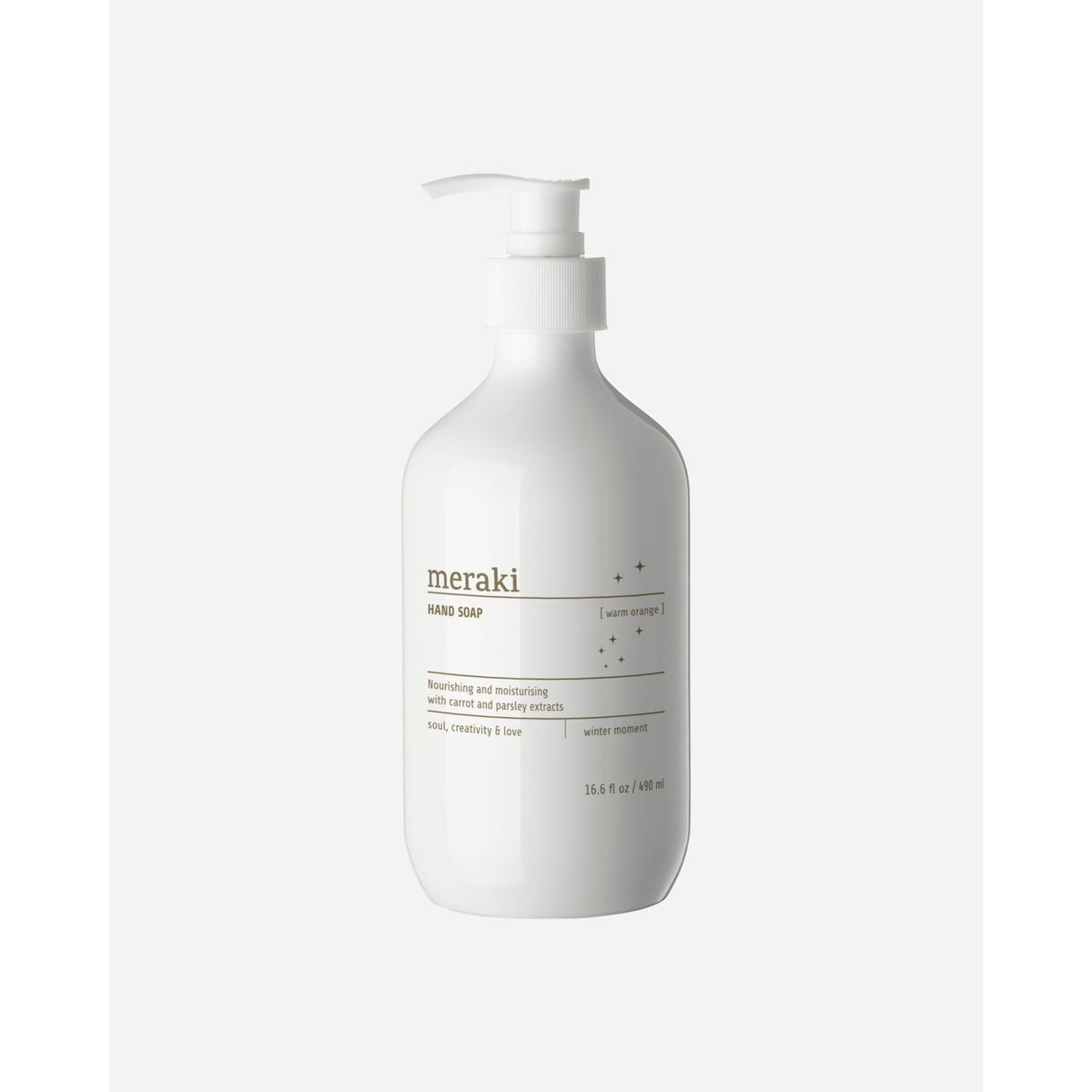 Meraki - Hand soap, Warm Orange, Winter Moment