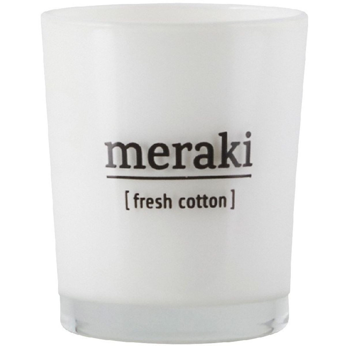 Meraki Scented Candle 5,5 x 6,7 cm - Fresh Cotton