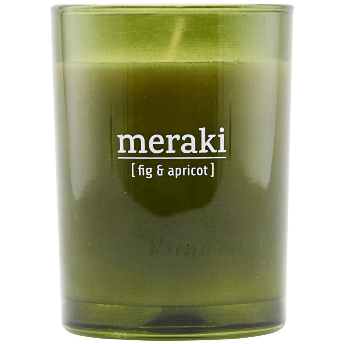 Meraki Scented Candle 8 x 10,5 cm - Fig & apricot