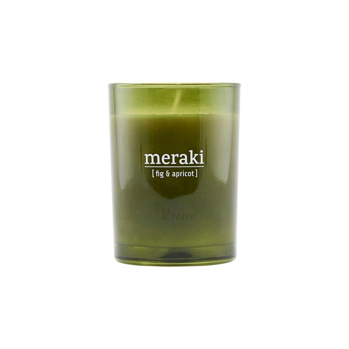 Meraki Scented Candle Fig & Apricot 8x10,5 cm.