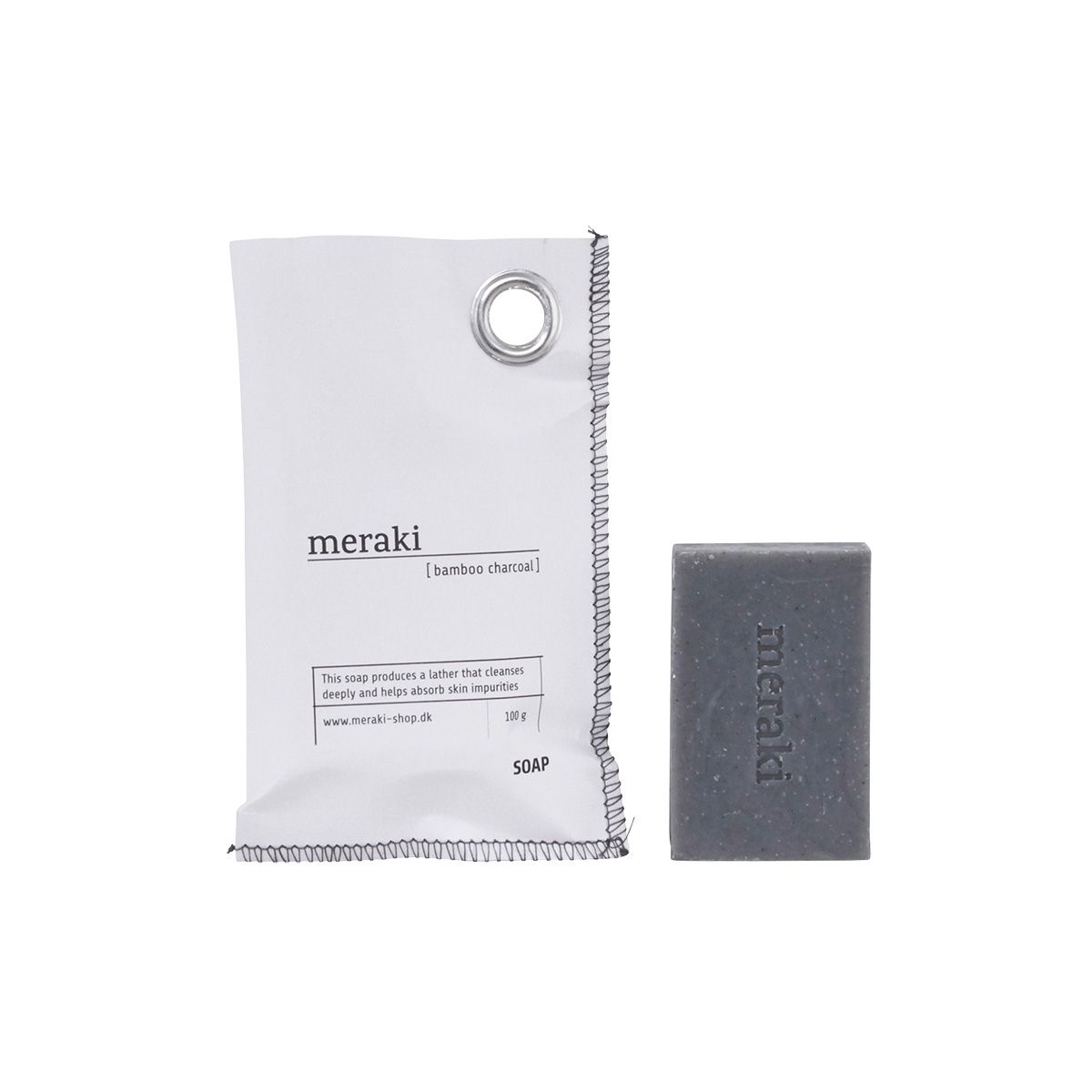 Meraki Soap Bamboo Charcoal 100 g.