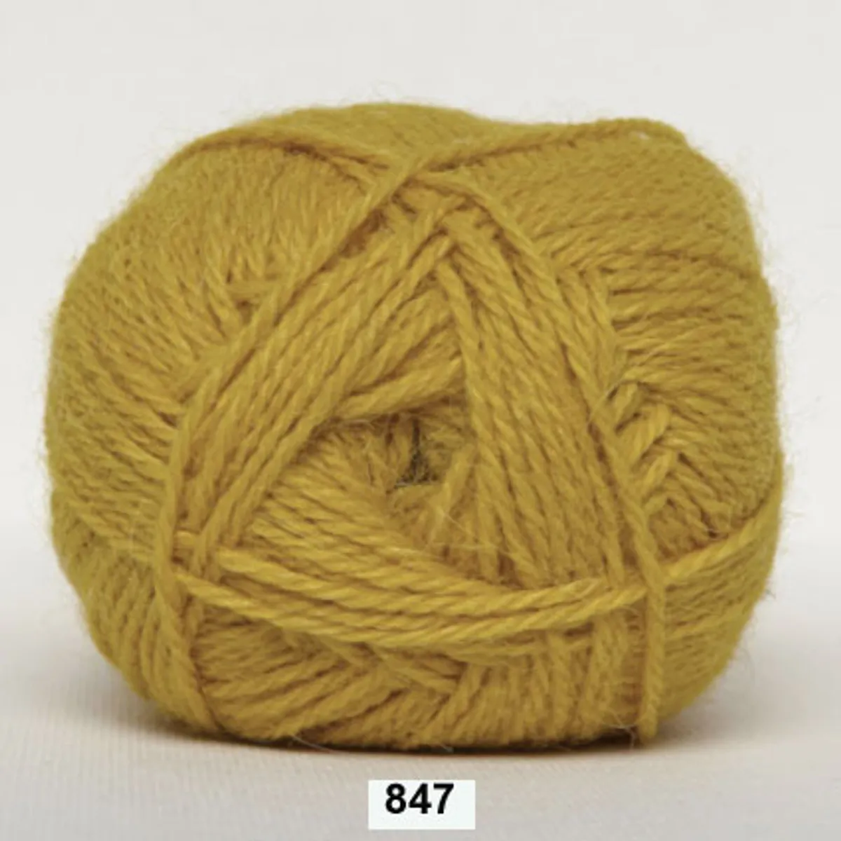 Merino Cotton, lys oliven, 50 g, nr. 847