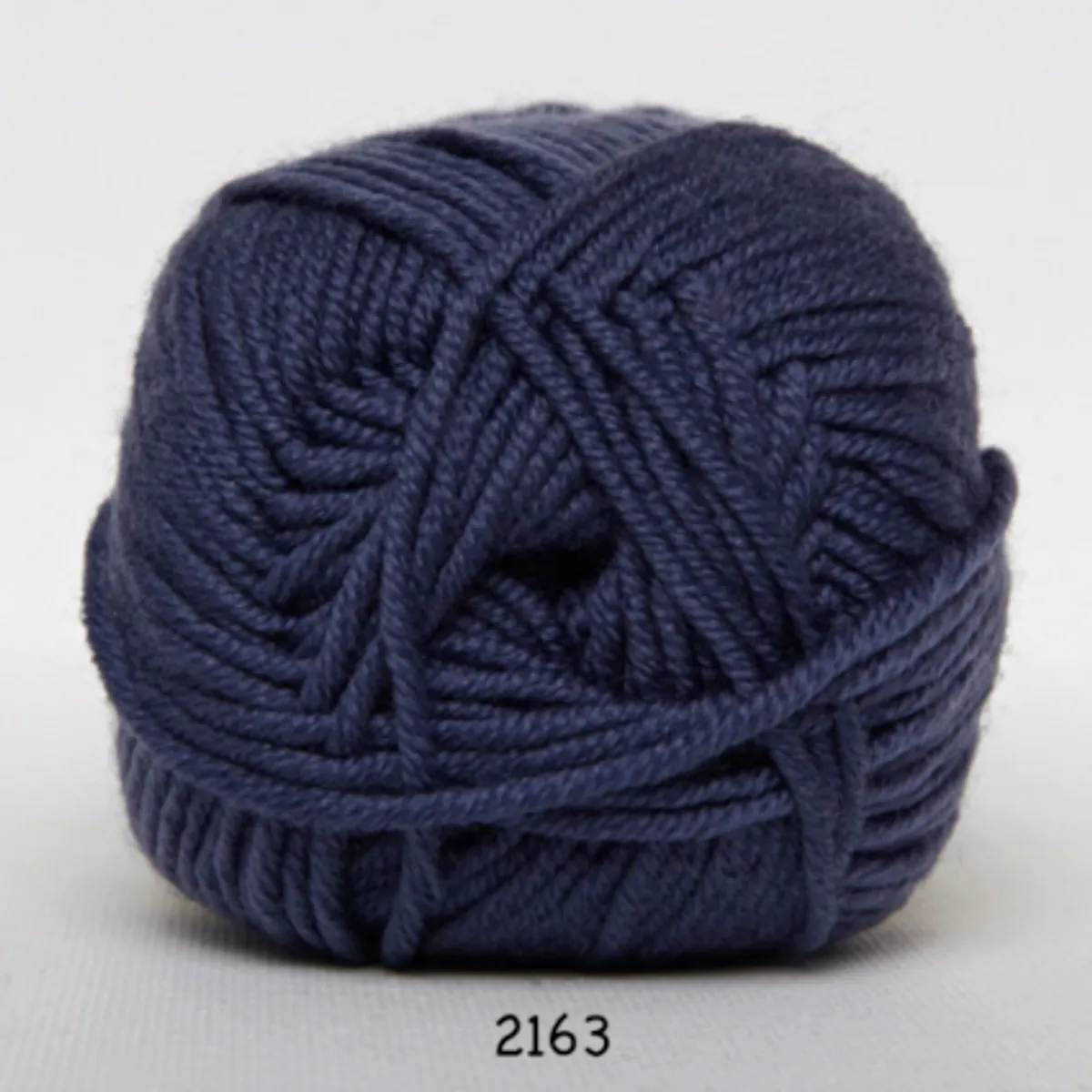 Merino Cotton, mørk jeansblå, 50 g, nr. 2163