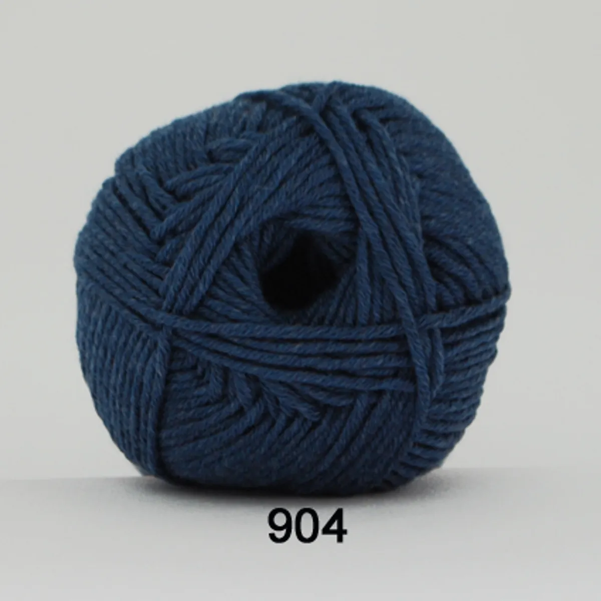 Merino Cotton, mørk jeansblå, 50 g, nr. 904