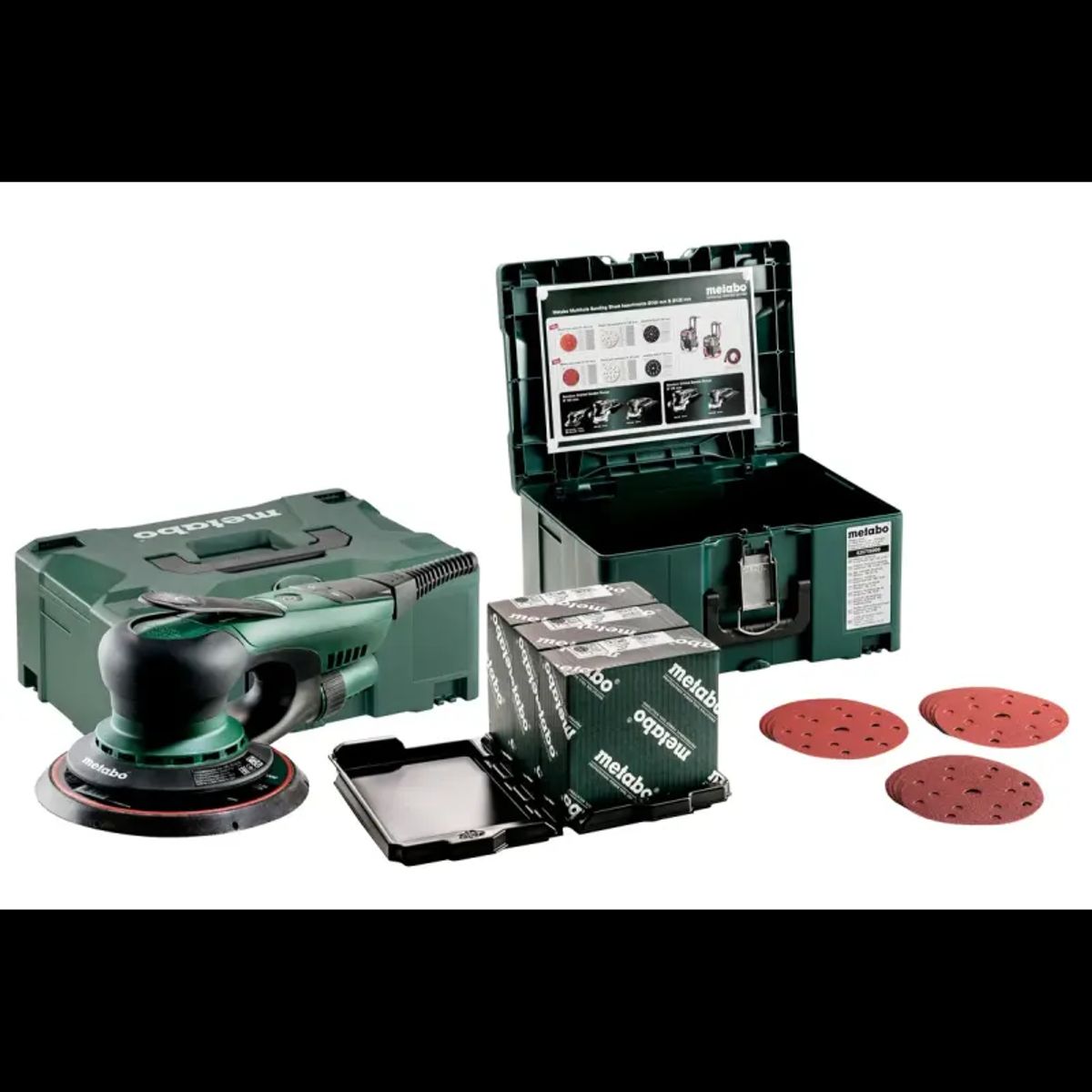 Metabo SXE 150-2.5 BL Set - 691037000 Excentersliber