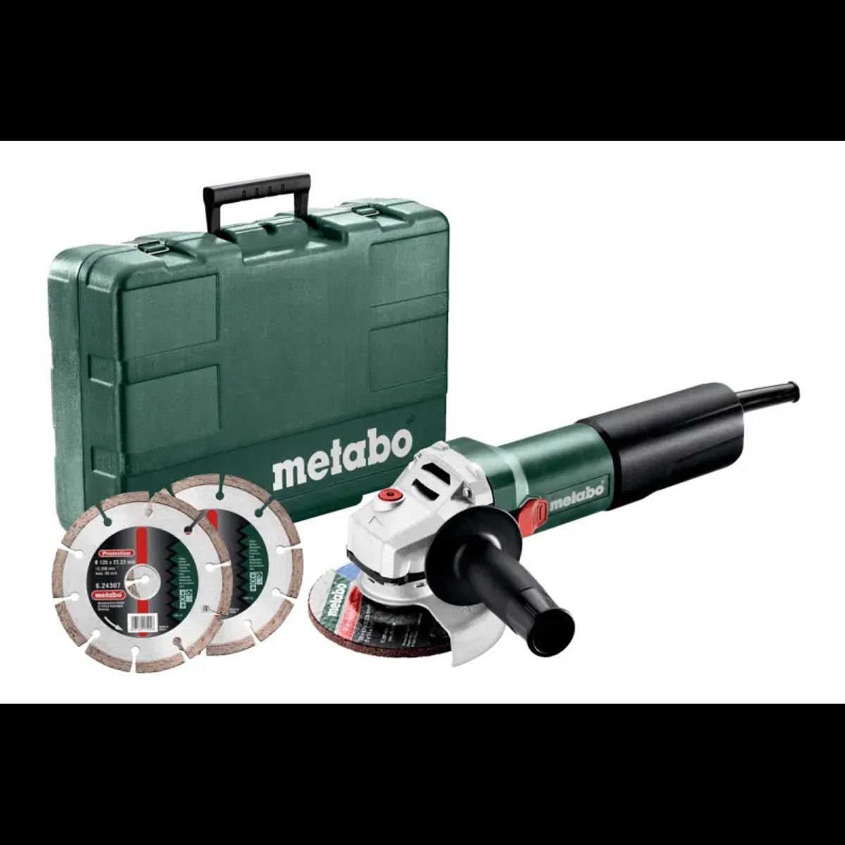 Metabo WEQ 1400-125 Set - 600347510 Vinkelsliber kompaktklasse