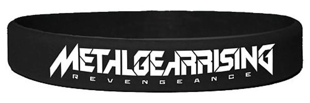 Metal Gear Rising - Revengeance Silicone Wristband/ArmbÃ¥nd (Black/Sort)