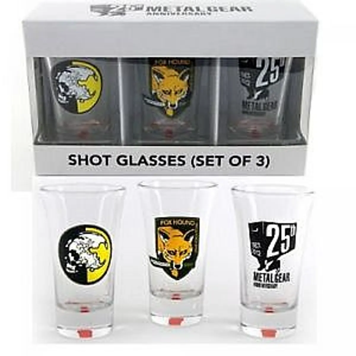 Metal Gear Solid 5: Collection Set 3 Shotglasses