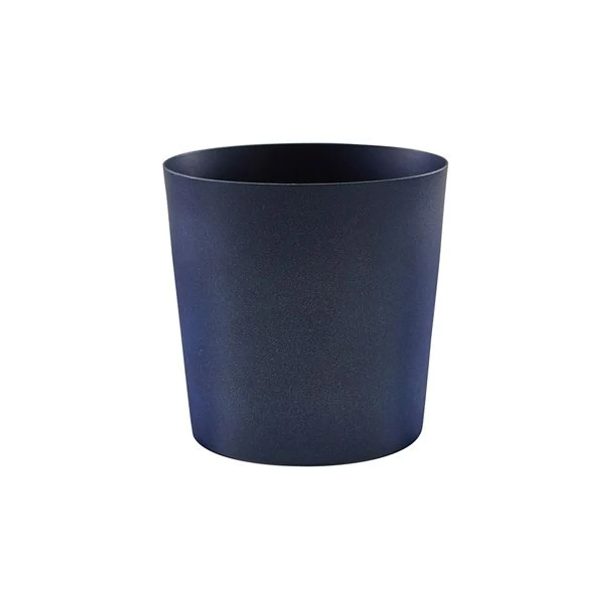 Metallic Blue Serveringskop Fra Genware 8,5 x 8,5 Cm