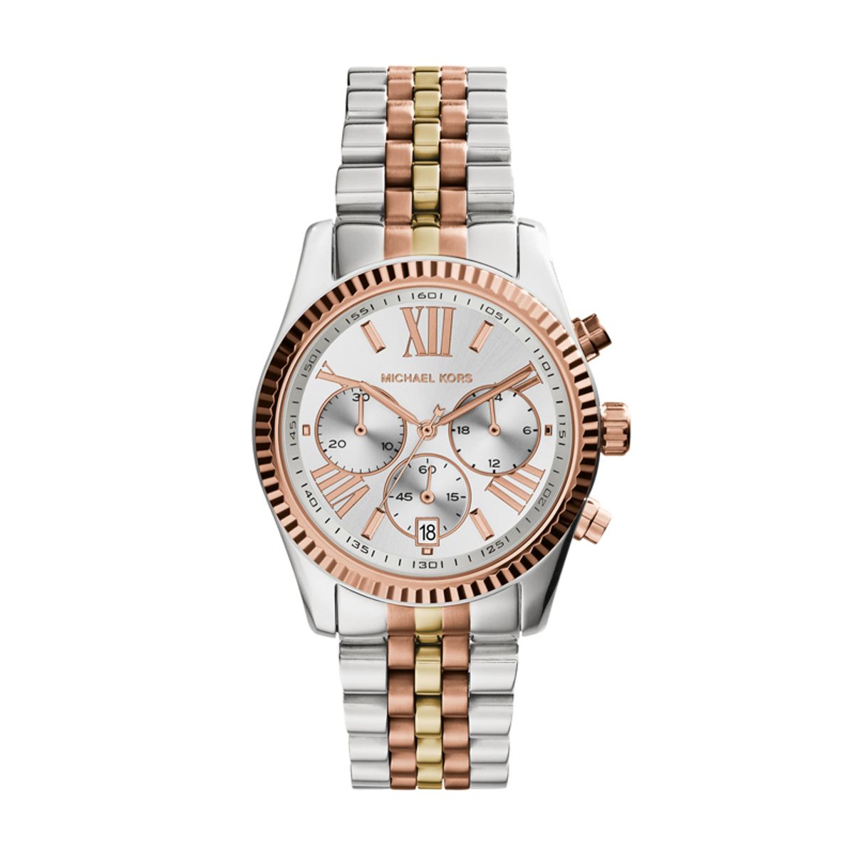 Michael Kors Lexington dameur i bicolour og med chronograph 38 mm