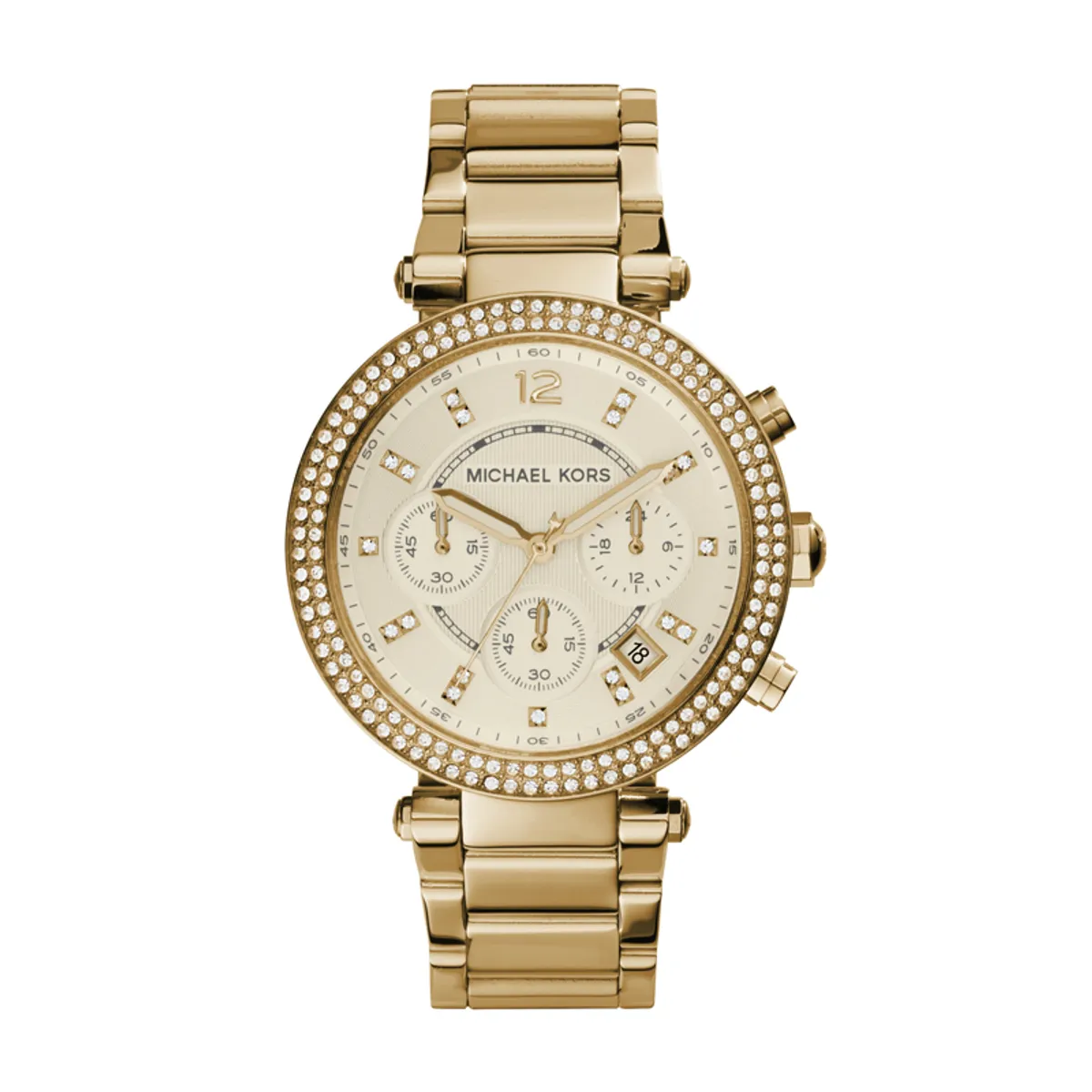 Michael Kors Parker dameur i forgyldt med chronograph 39 mm