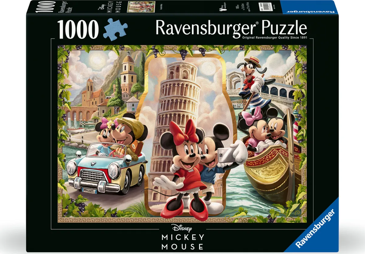 Mickey Mouse Puslespil - Ferie - 1000 Brikker - Ravensburger