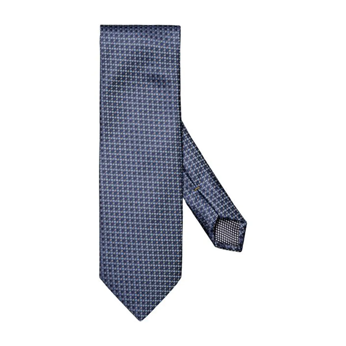 Micro Geometric Woven Silk Tie