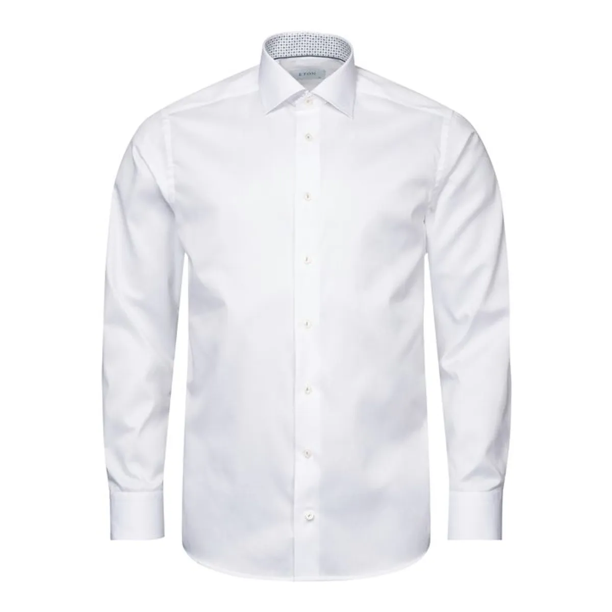 Micro Print Effect Signature Twill Shirt