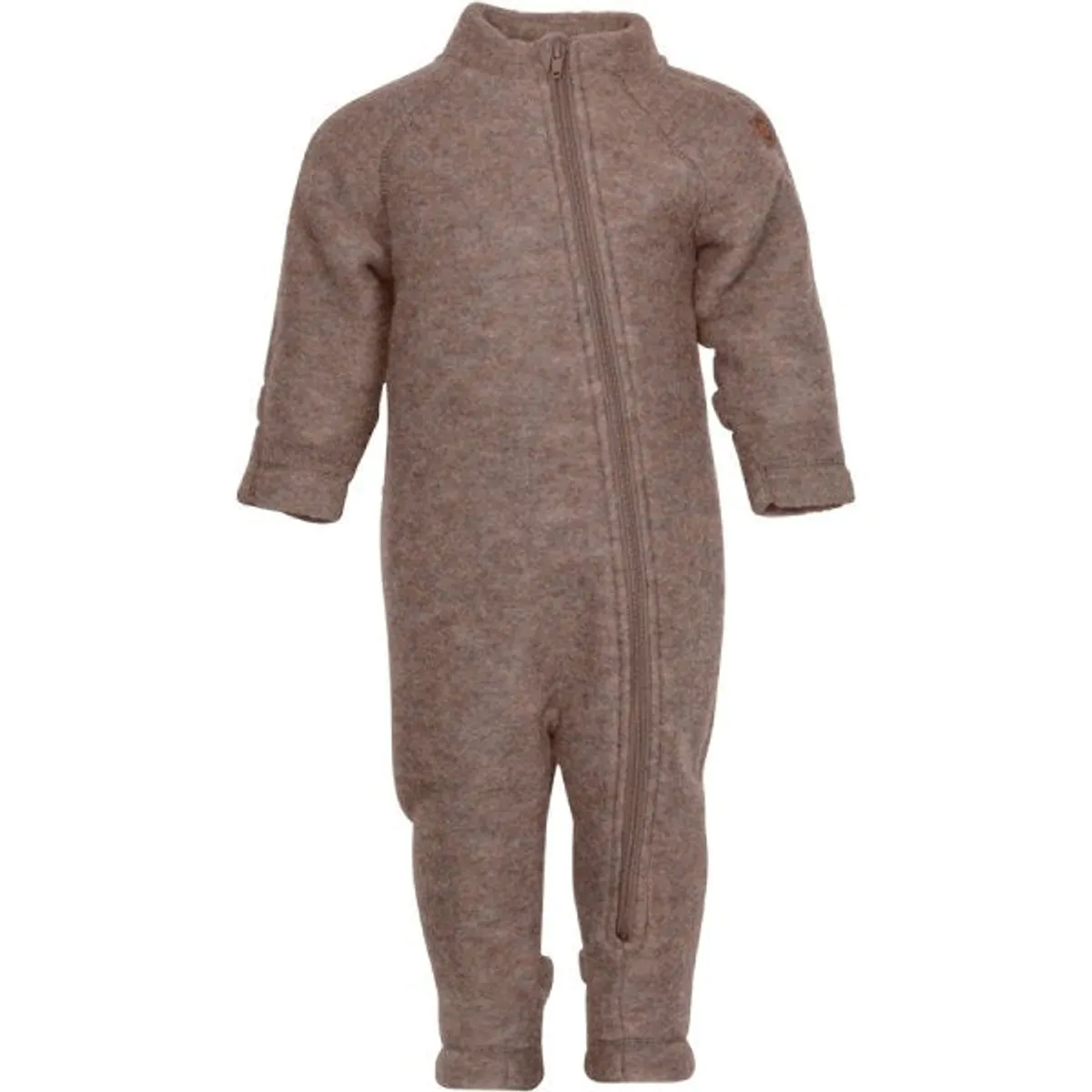 Mikk-Line - Køredragt Wool Baby Suit - Melange Denver - 62