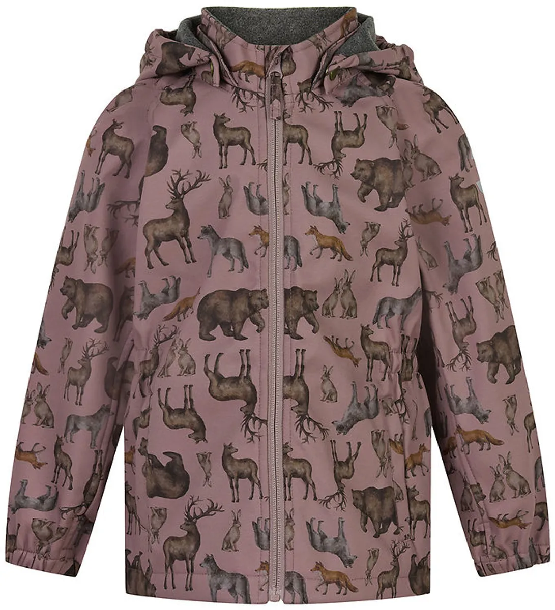 Mikk-Line Softshelljakke m. Fleece - Recycled - Zoo - Twilight M