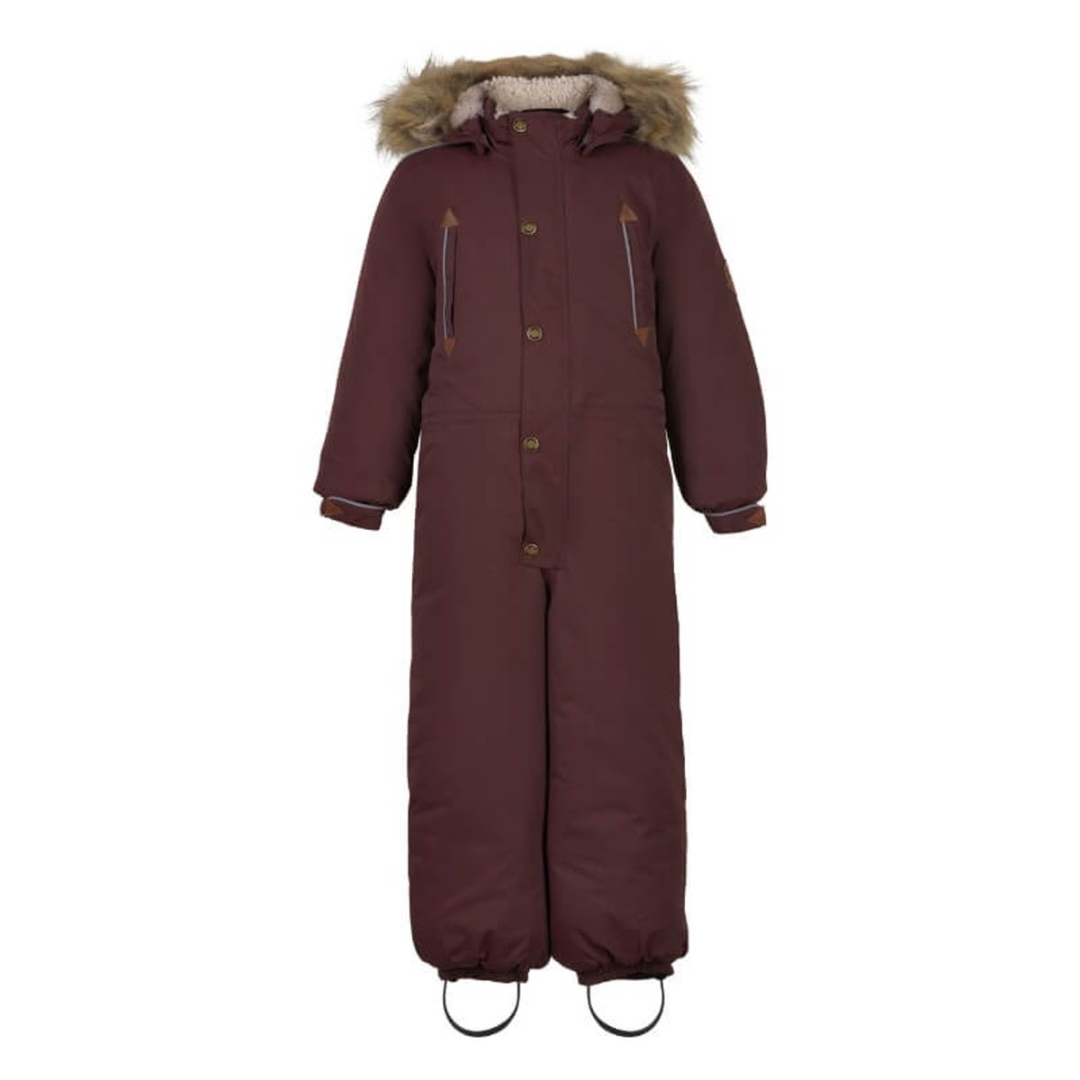 Mikk-Line - Twill Nylon Junior Suit Flyverdragt - Decadent Chocolate - 104