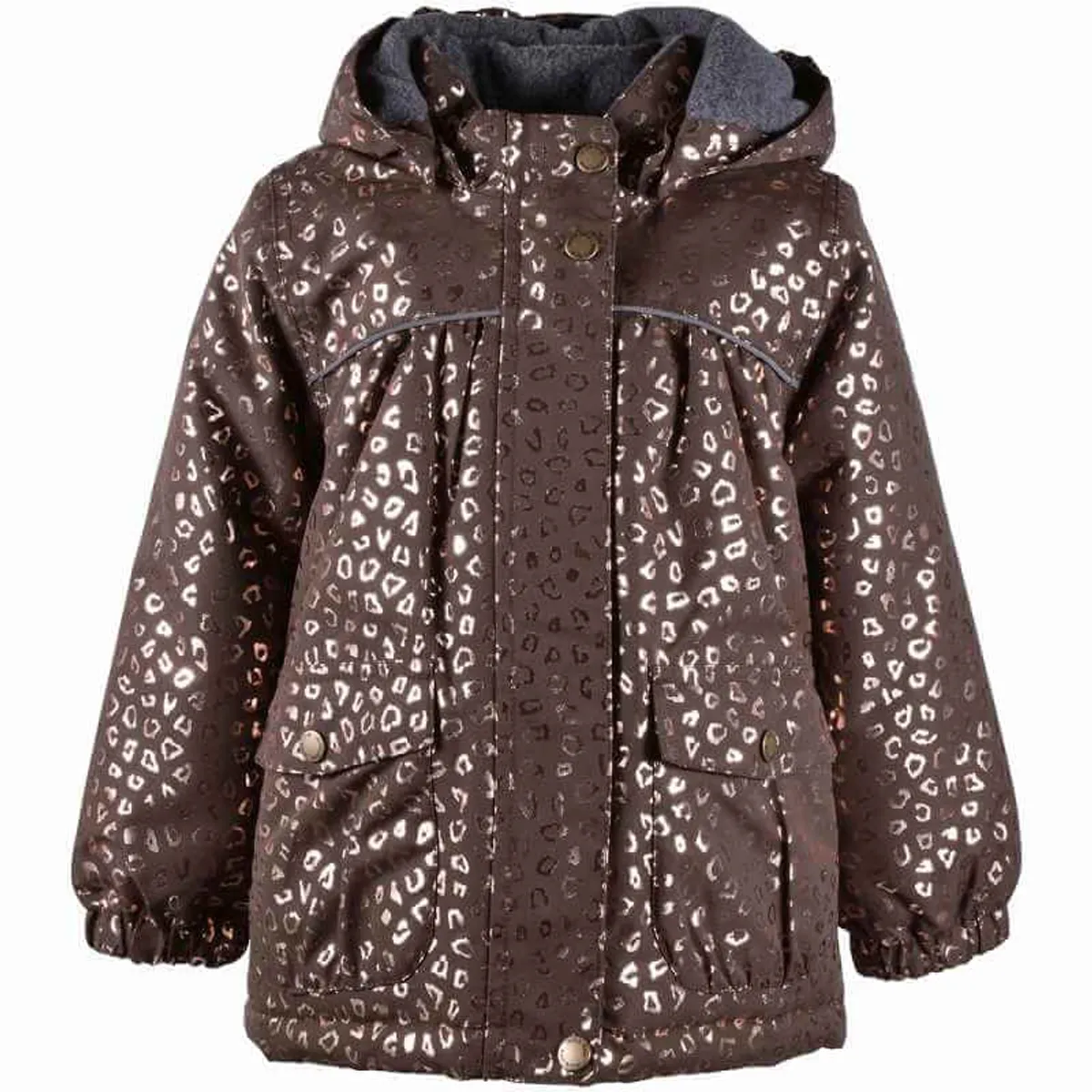 Mikk-Line - Vinterjakke Baby Girls - Chocolate Brown - 98