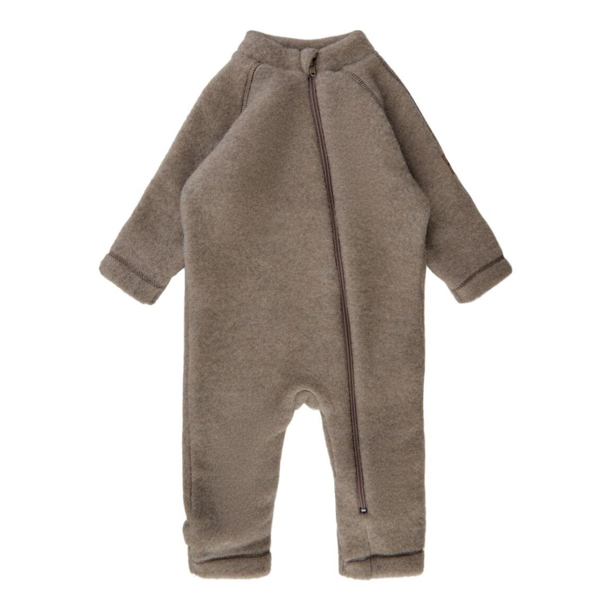 Mikk-Line - Wool Baby Suit - Melange Denver - 56