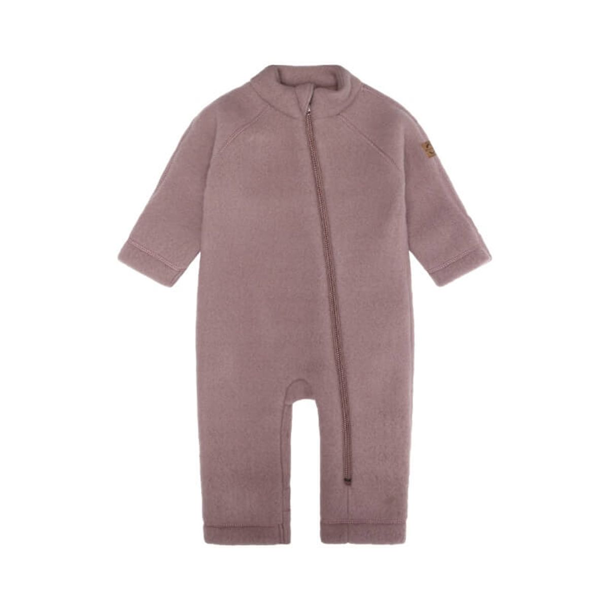 Mikk-Line - Wool Baby Suit - Twilight Mauve - 80