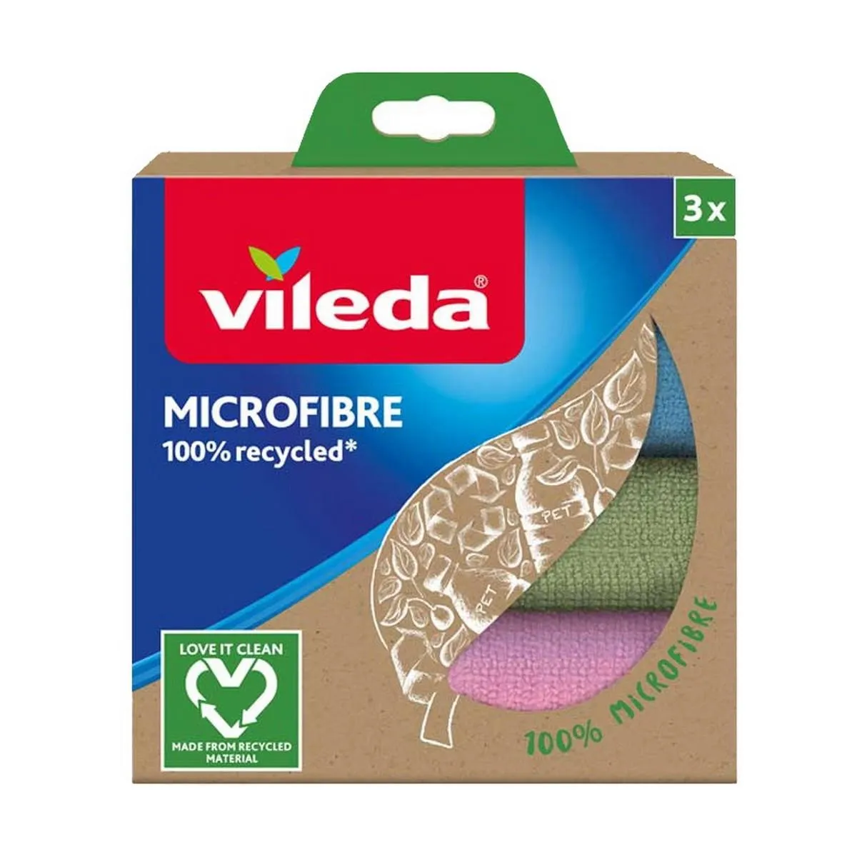 Mikrofiber rengøringsklud Vileda 4023103228634 3 enheder