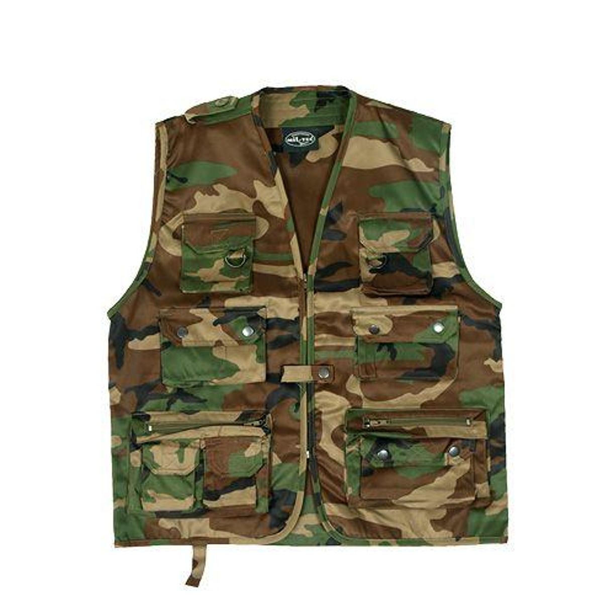 Mil-Tec Hunters Vest - Jagtvest Woodland