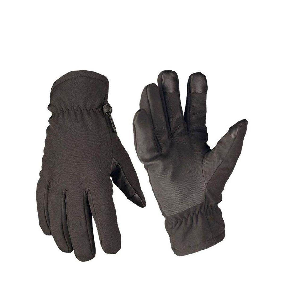 Mil-Tec Softshell handsker med Thinsulate Sort