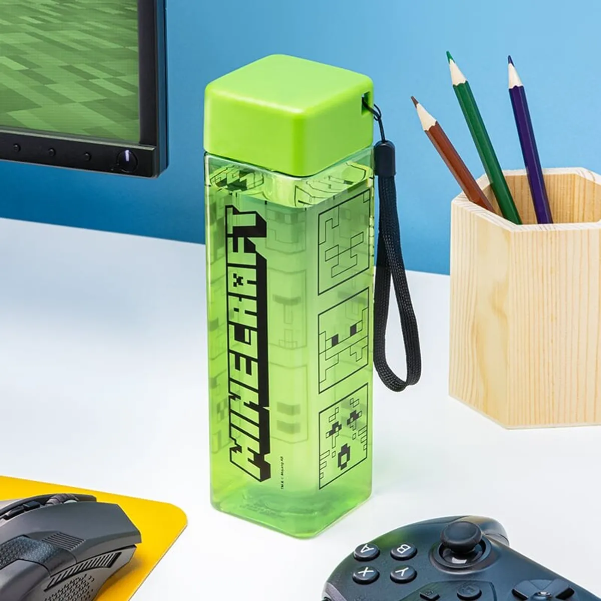 Minecraft Drikkedunk - Creeper - 450 Ml - Grøn