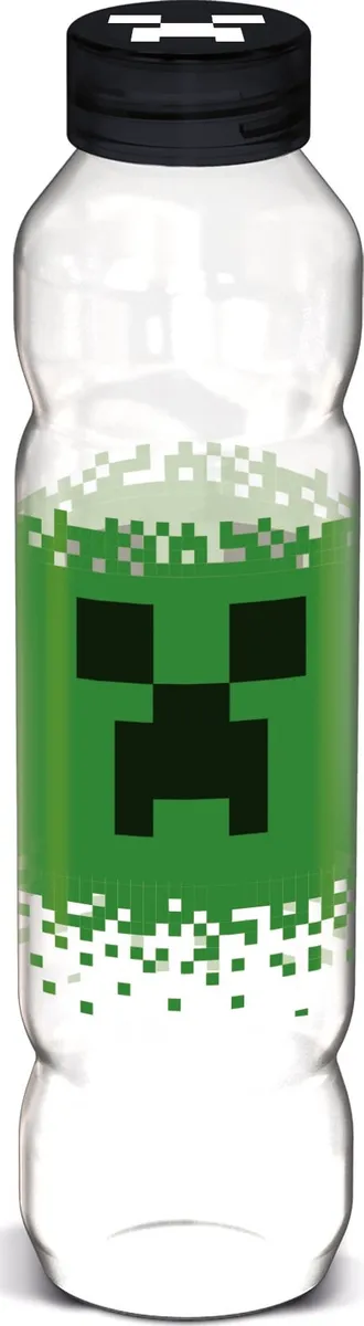 Minecraft - Drikkeflaske Til Børn - Plastik 1200 Ml