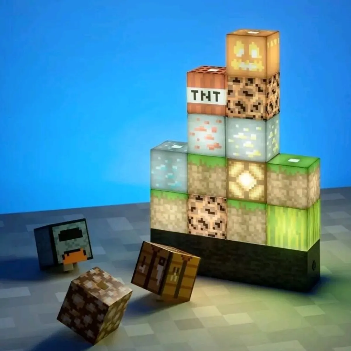 Minecraft Lampe - Bygge Blokke Lampe