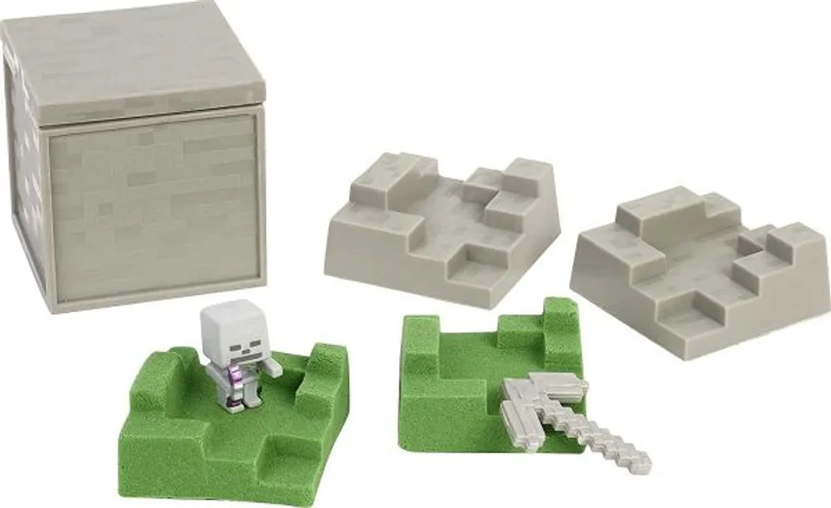 Minecraft - Mini Mining Set (Skeleton & Pickaxe) - Figure