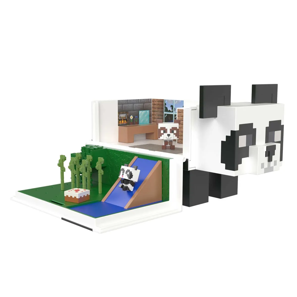 Minecraft - Mob Head Mini's Panda Playset (HLL25)