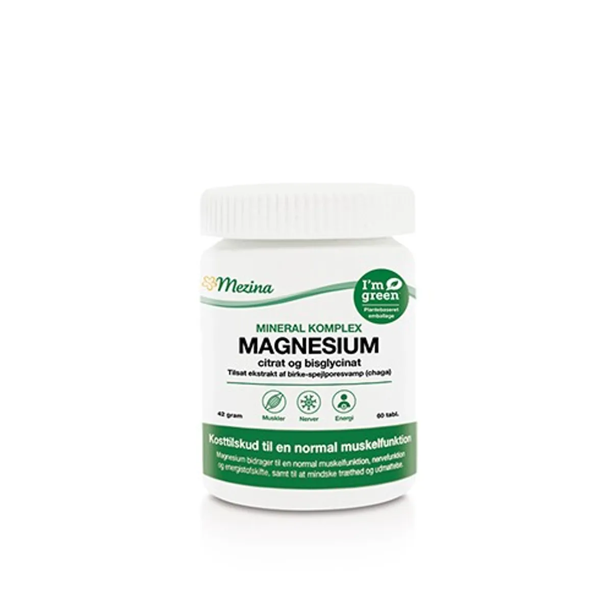 Mineral Komplex - Magnesium - 60 tabletter - Mezina