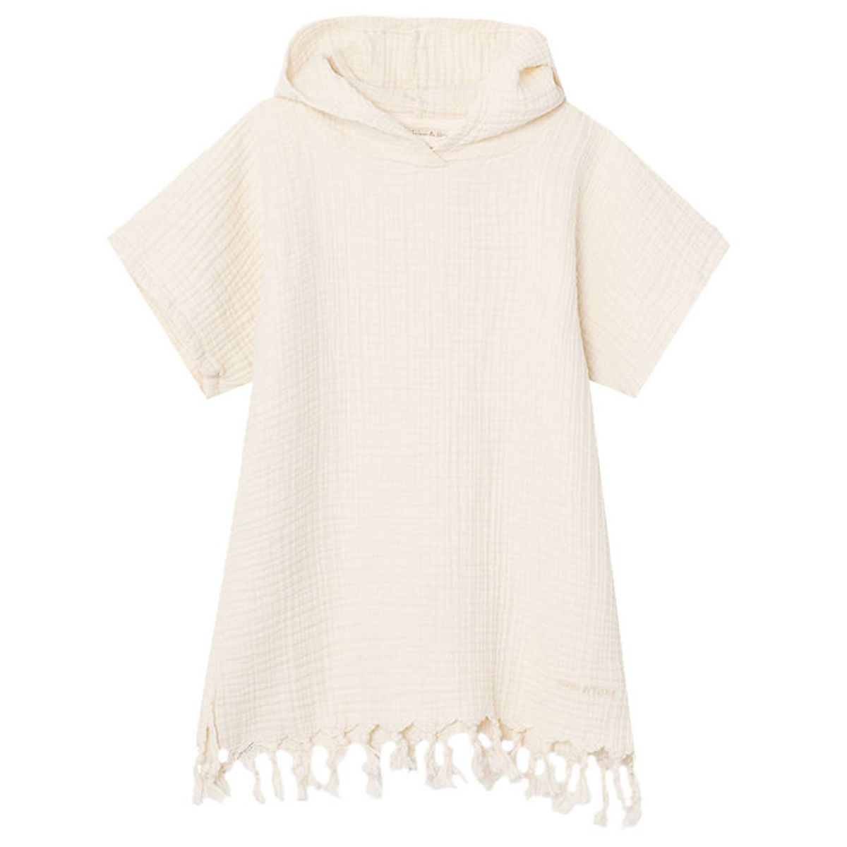 Mini A Ture Badeponcho - Cansu - Papyrus White