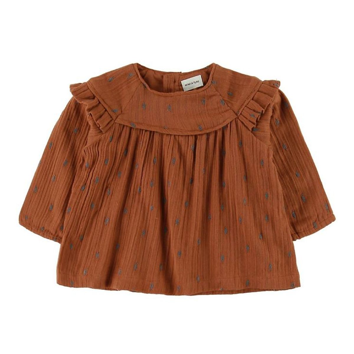 Mini A Ture Bluse - Cenia - Leather Brown