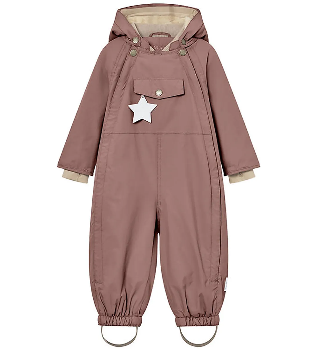 Mini A Ture Flyverdragt - Wisti Fleece - Light Plum