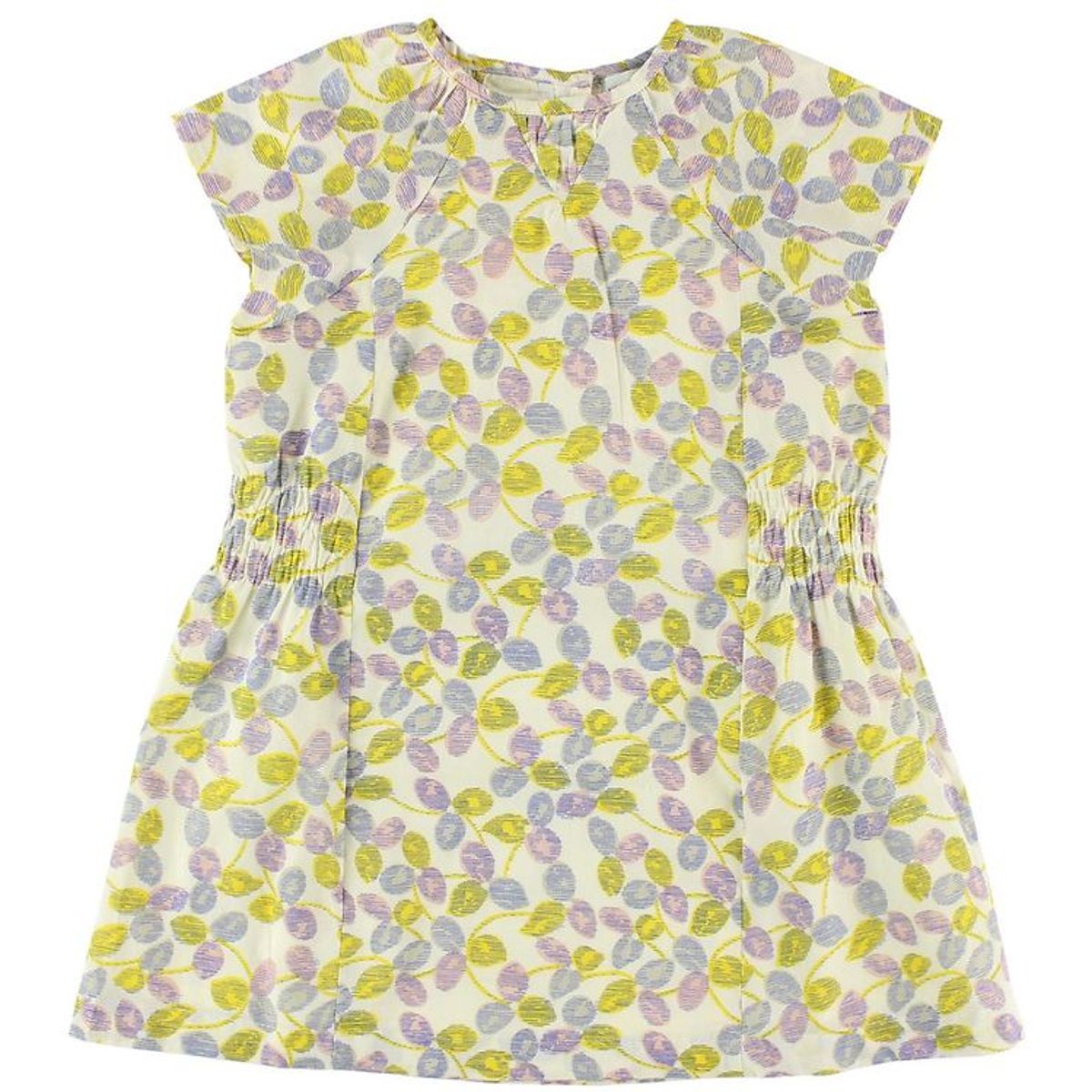 Mini A Ture Kjole - Creme m. Print