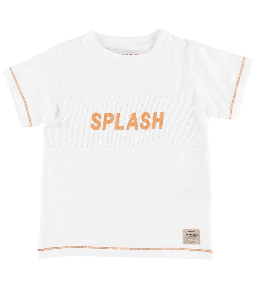 Mini A Ture T-shirt - Simion - White m. Splash