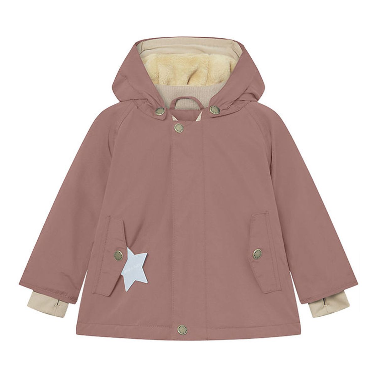 Mini A Ture Vinterjakke - Wally Fleece - Light Plum