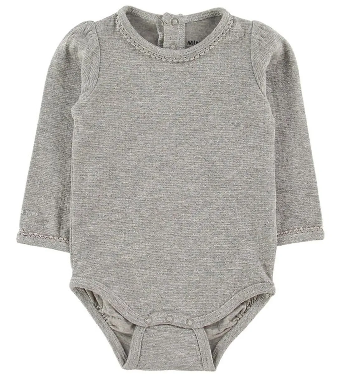 Mini A Ture X-Mas Body l/æ - Maxie - Light Grey Melange