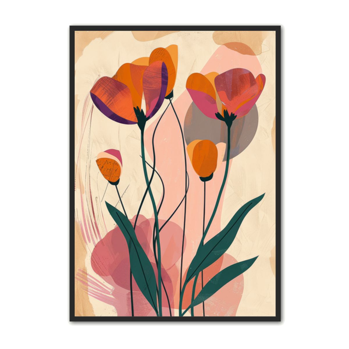 Minimalistisk Plakat 34 - Blomster