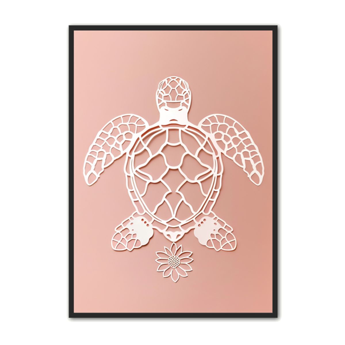 Minimalistisk Plakat 76 - Skildpadde